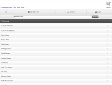 Tablet Screenshot of cowboyknives.com